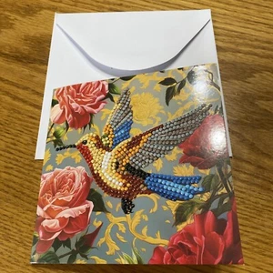 Greeting Card Diamond Art Painted Blank Inside All Occasion - Picture 1 of 5