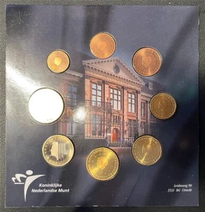 KMS - Niederlande 2003 -  im Folder - EURO - Kursmünzen (org.verpakt / verschwei - Picture 1 of 2