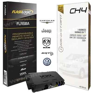 Flashlogic FLRSBA Remote Start 3X LOCK Start Chrysler Dodge Jeep SRT Model 2008+ - Picture 1 of 2