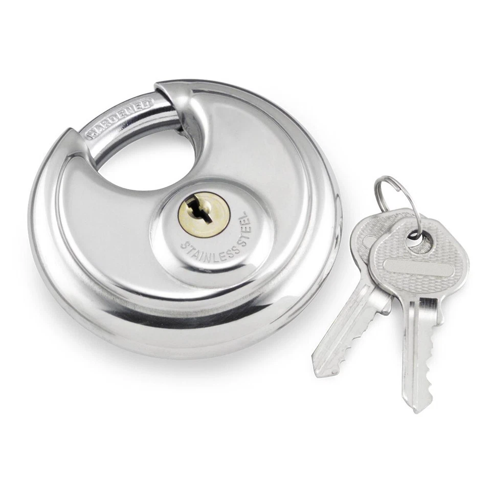 Bully Locks 132201 Stainless Round Padlock - Image 1 of 1