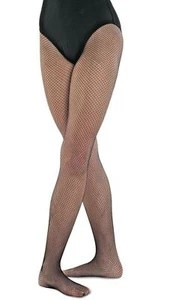Medias negras pequeñas de red para niñas baile ballet espectáculo fiesta - Imagen 1 de 6