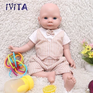 Full Silicone Reborn Baby Doll Realistic Newborn Lifelike Friendly Baby Boy 20" - Bild 1 von 11