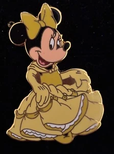 HTF MINNIE as Princess BELLE OF Beauty And the Beast  Disney World Pin - Picture 1 of 1