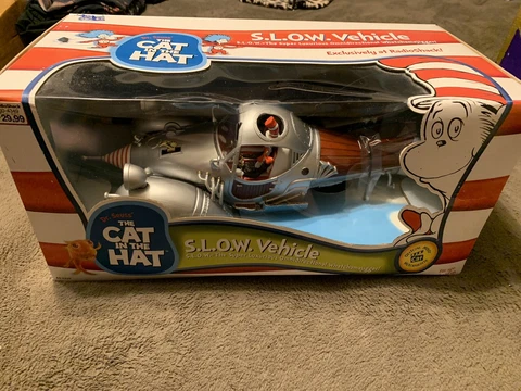 Dr Seuss The Cat in The Hat S.L.O.W Vehicle Toys 2003 Vintage Collectible-NIB Cover