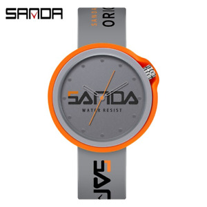 SANDA Youth Watch Waterproof Quartz Wristwatch Fashion Silicone Sport Watches