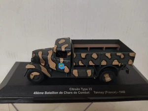 CITROEN TYPE 23 1940 49e BAT CHARS COMBAT FRANCE WW 2 TRUCK 1:43 ALTAYA IXO - Imagen 1 de 4