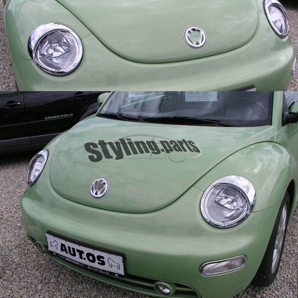 MARCO FARO VW NEW BEETLE CROMO desde 1999 hasta Facelift 2005 - Imagen 1 de 4