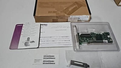 Adaptec SCSI Card Controller 29320ALP-R 2120300-R 2 Port PCI-X Karte - - Bild 1 von 4