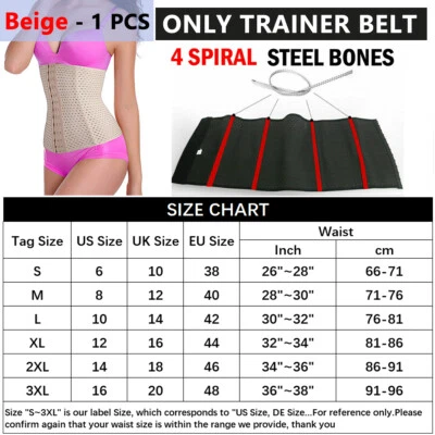 Women Corset Top Burlesque Basque Bustier Lingerie Boned Plus Size Waist Trainer - Image 1 of 4