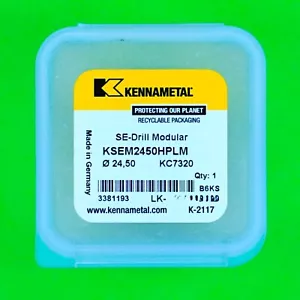KENNAMETAL KSEM™ Ø 24,5mm № KSEM2450HPLM  KC7320/KCMS15  1 Stück NEU - Bild 1 von 5