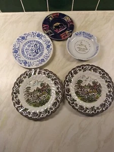 Myotts Country Life Vintage Staffordshire Plates,Mix Lot, Wedgewood,Bavaria,etc - Picture 1 of 18