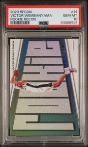 2023 Recon VICTOR WEMBANYAMA Rookie Recon Mint 10 PSA - Picture 1 of 2