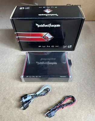 ROCKFORD FOSGATE PBR300X1 Car Audio Mono Amp Amplifier Compact Bass 300W OB - Image 1 of 4