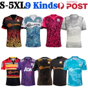 Men New Zealand Chiefs Rugby Jersey T-Shirt Souvenir Short Sleeve Tee Tops Pants - Picture 1 of 24