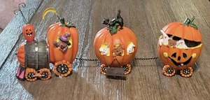 Kürbis Schnellzug für Halloween Deko Wohndeko 3 Stück Top Zustand - Bild 1 von 6
