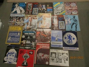 18 BIRMINGHAM CITY HOME / AWAY MATCH PROGRAMMES FROM THE 1970's MAN U LEEDS ETC - Picture 1 of 12