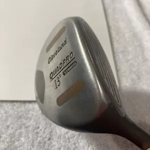 Cleveland QuadPro 3 Wood 13 Degree Steel Regular Flex Shaft Mid Size Lamkin RH - Picture 1 of 9