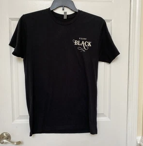 Clint Black Tee Shirt Size Medium Black  - Picture 1 of 5