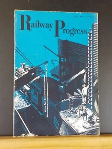 Railway Progress 1952 Jan NKP acciones bonos rieles flotantes línea de alimentación - Imagen 1 de 3