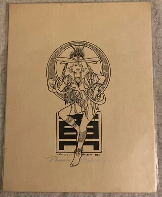 VTG Phoenix & Arabeth Tatoo Graphic Mystic Visions Series Signed 11” X 8.5” 1986 - Image 1 of 4