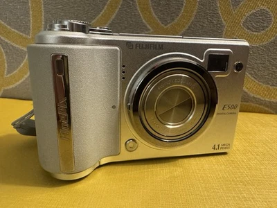 Fujifilm Digital Camera FinePix E500 4.1MP Silver Tested - Image 1 of 4