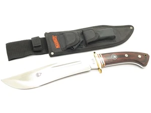 Vtg Rigid RG-62 Seki Japan Tak Fukuta Bear Bowie AUS-8 Fixed Blade Hunting Knife - Picture 1 of 8