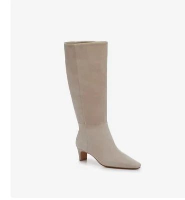 Steve Madden Women's Dagne Suede Kitten Heel Boot Taupe Size 9  Store Displays - Image 1 of 4