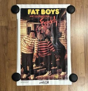 Fat Boys Are You Ready For Freddy Poster 24x36 kruger nightmare on elm street 4 - Picture 1 of 5