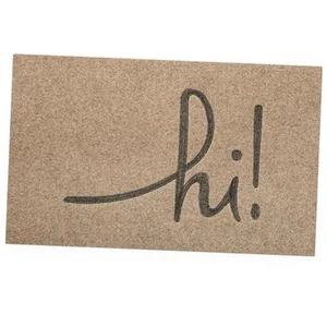 Hi Welcome Door Mat Durable Front Door Mat for Home Entrance Kitchen and - Picture 1 of 8