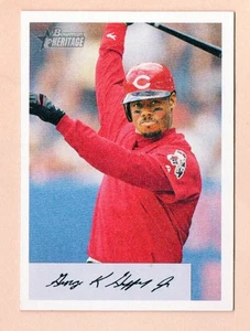 Bowman Heritage Ken Griffey Jr. Cincinnati Reds 2002 422 - Imagen 1 de 2