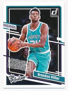 Brandon Miller 2023-24 Donruss The Rookies RC #3 Charlotte Hornets - Bild 1 von 2