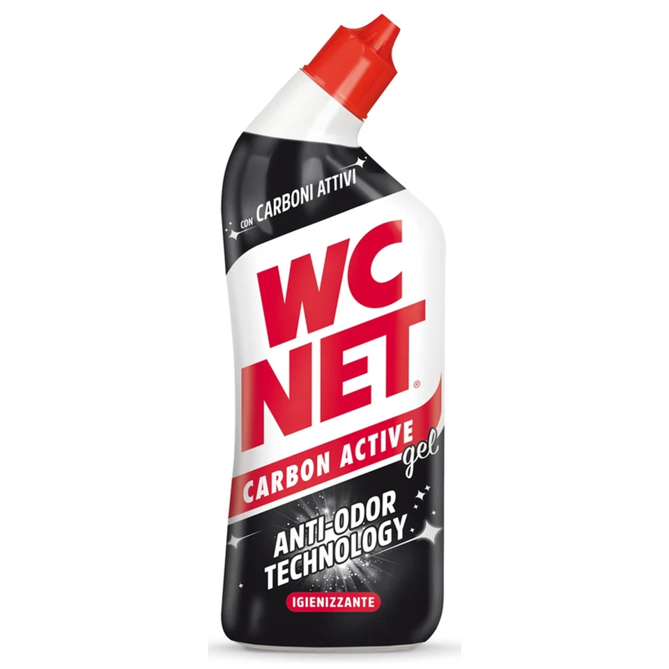 WC NET GEL CARBON ACTIVE 700ML IGIENE WC PROFONDA ANTI ODORI BAGNO