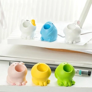 Cartoon Big Mouth Animal Doll Figurine Cute Resin Crafts Ornaments Desktop Decor - Picture 1 of 17