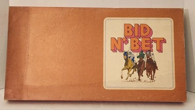 HORSE RACING BIDN' BET HORSE RACING BOARD GAME preowned see photos for condition - Image 1 of 4
