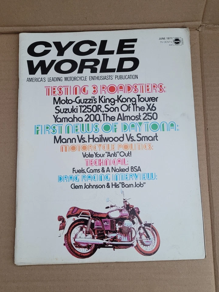 Cycle World - June 1971 Issue - Motorcycle Magazine - Image 1 of 4