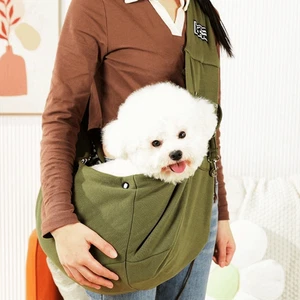 Comfortable Pet Crossbody Shoulder Bag Cat Carrier Bag Puppy Transport - Picture 1 of 21
