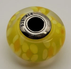 Authentic Pandora Murano glass and Sterling Silver 19mm charm - Picture 1 of 3