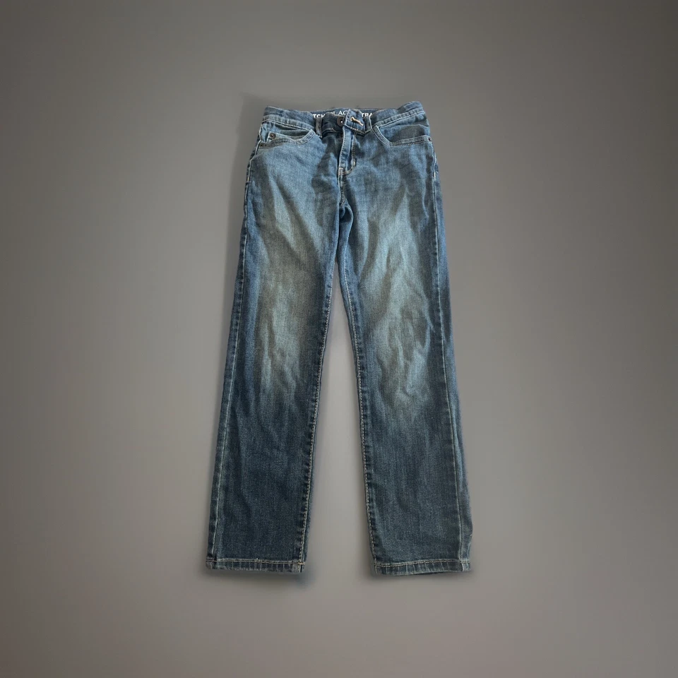 Pantalones de mezclilla Carters para niños niñas 8 azules con cordón de algodón bolsillos rectos nuevos Foto 1 de 1