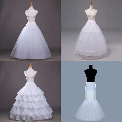 Hoopless Petticoat Crinoline Underskirt Slips for Wedding Dress A-line Petticoat - Image 1 of 4