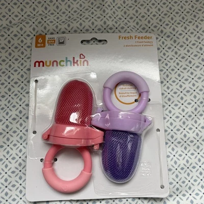 Munchkin Fresh Food Feeders 6m+ Purple/Green - Image 1 of 3