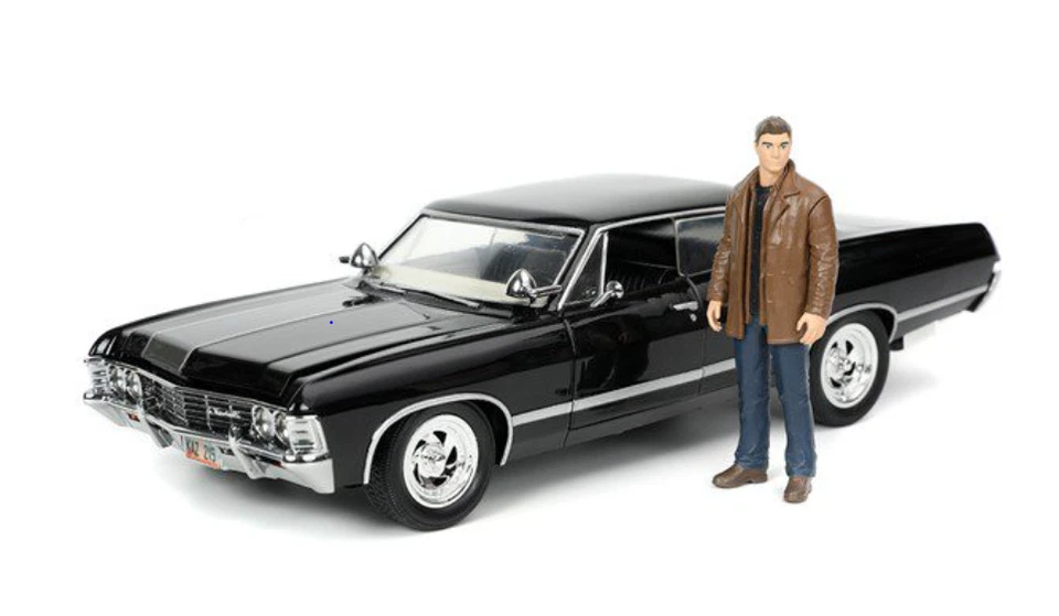 Chevrolet Impala W/Dean Winchester Figure Black 1967 - Photo 1/1