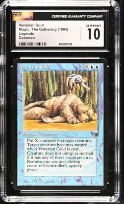 VENARIAN GOLD Legends CGC 10 Gem Mint MTG [Nostalgium] - Image 1 of 2