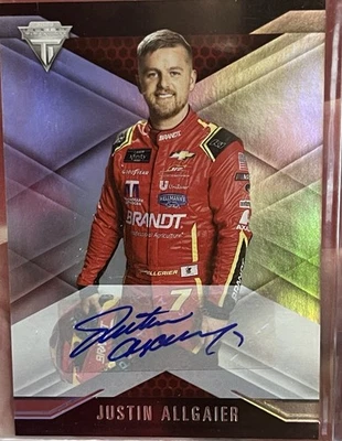 Justin Allgaier 2022 Chronicles Titanium Autographs - Image 1 of 2