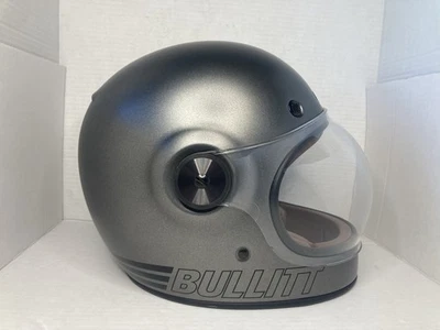 Bell Bullitt Full Face Motorcycle Helmet Titanium/Size XS 54-55 cm - Image 1 of 4