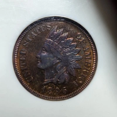 Beautiful Toned 1895 Indian Head Cent Proof - NGC PF65BN - Image 1 of 4