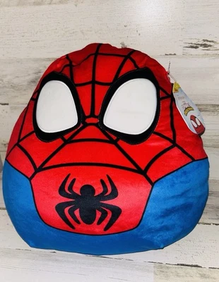 Squishmallow Spiderman 14” Spidey Amazing Friends Azul y Rojo Marvel Nuevo con Etiquetas Foto 1 de 4