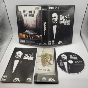 The Godfather: The Game (PC, 2006) CIB con manual, clave de CD y mapa, probado *Leer* - Imagen 1 de 13