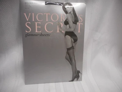 2 Victoria's Secret Glamour Transparente Costura Trasera Encaje Top Hasta los Muslos Negro MEDIANO Foto 1 de 3