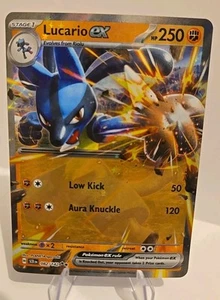 Lucario ex 082/142 POKÉMON Sv07: Stellar Crown Holo - Picture 1 of 2