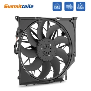 Radiator Cooling Fan Assembly For 2004-2011 BMW X3 xDrive E83 2.5L 3.0L - Bild 1 von 16